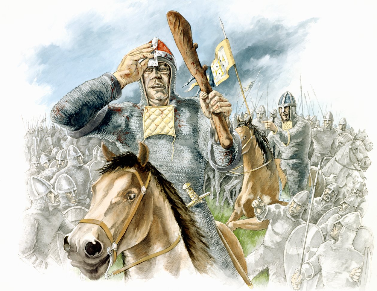 Slag bij Hastings door Peter Dunn