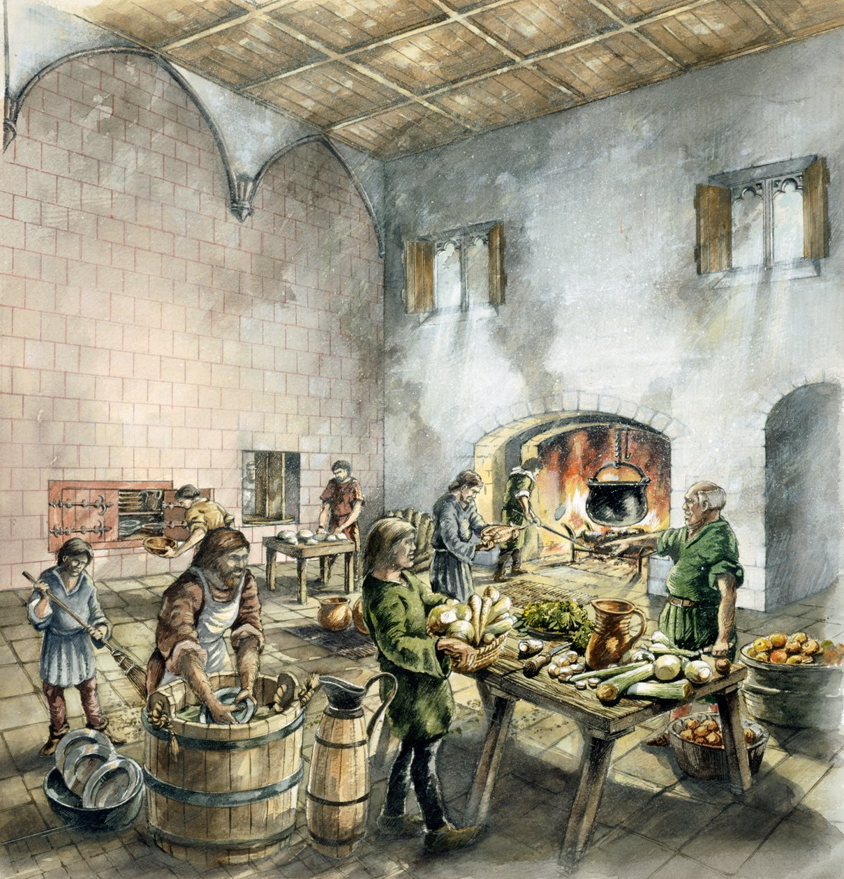 Rievaulx Abdij door Peter Dunn