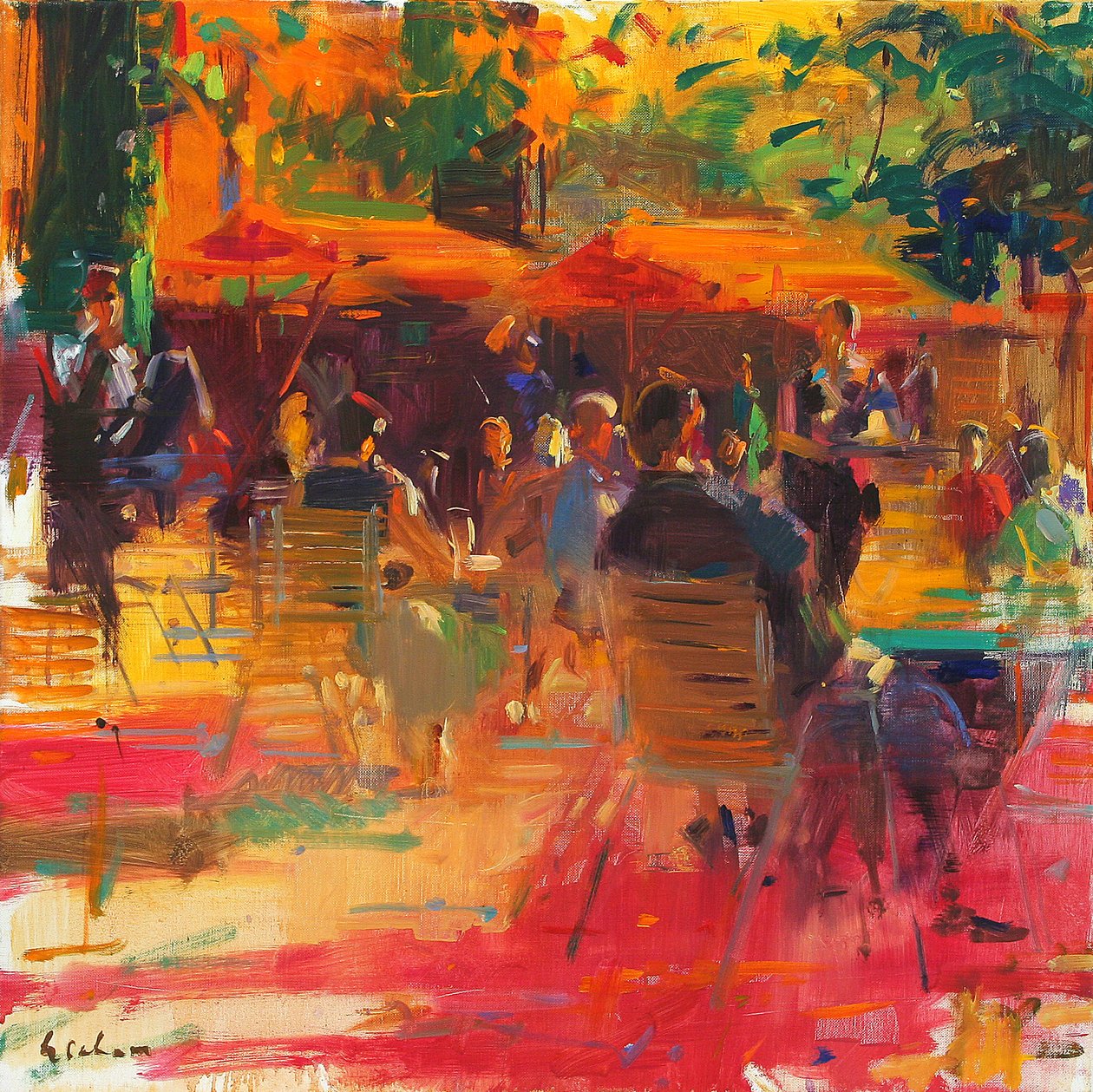 Rijpende zon, Parijs door Peter Graham (Contemporary)