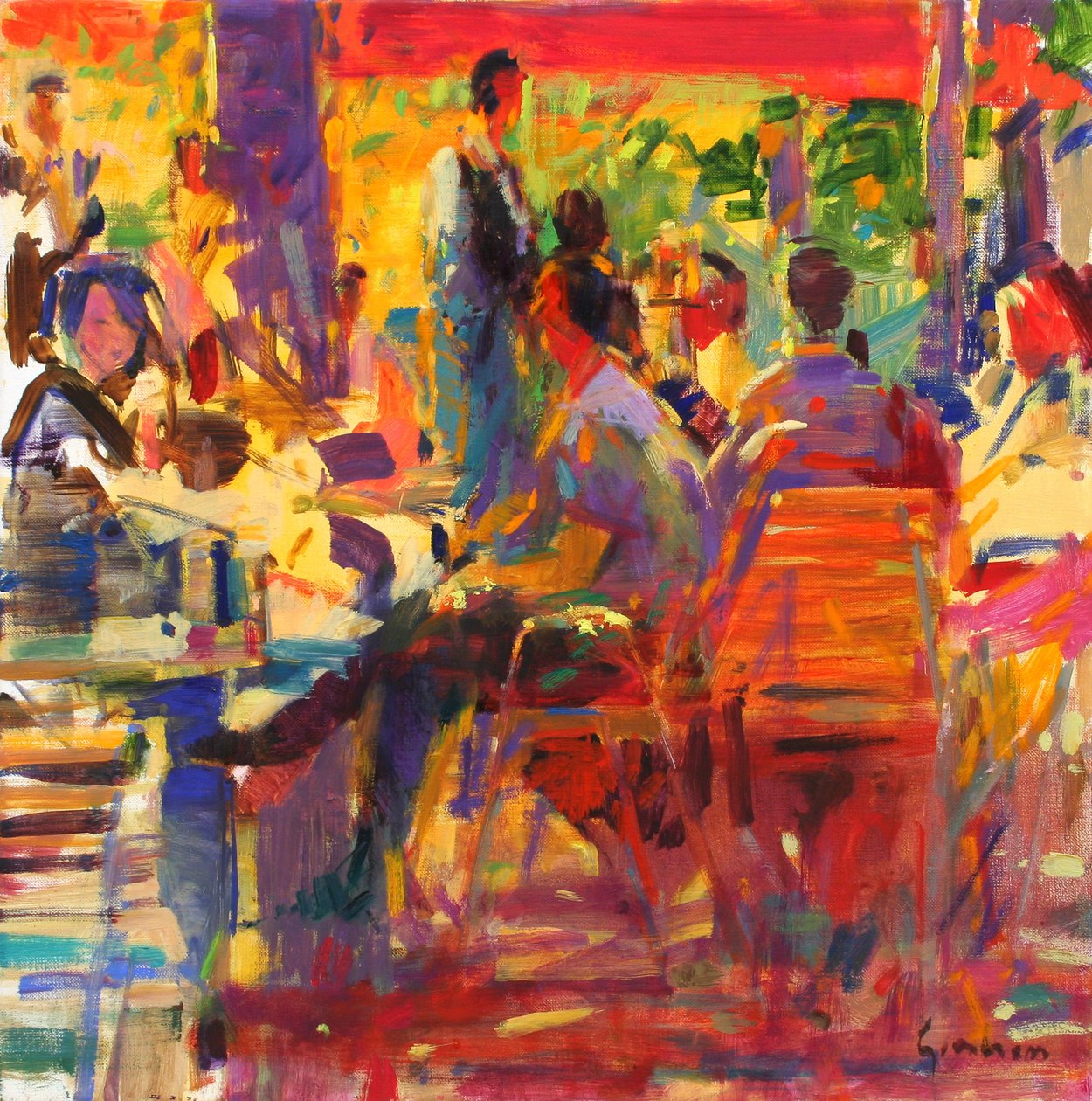 Parijs Match door Peter Graham (Contemporary)