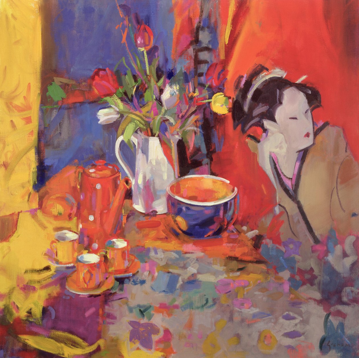 De magische tafel, 2002 door Peter Graham (Contemporary)