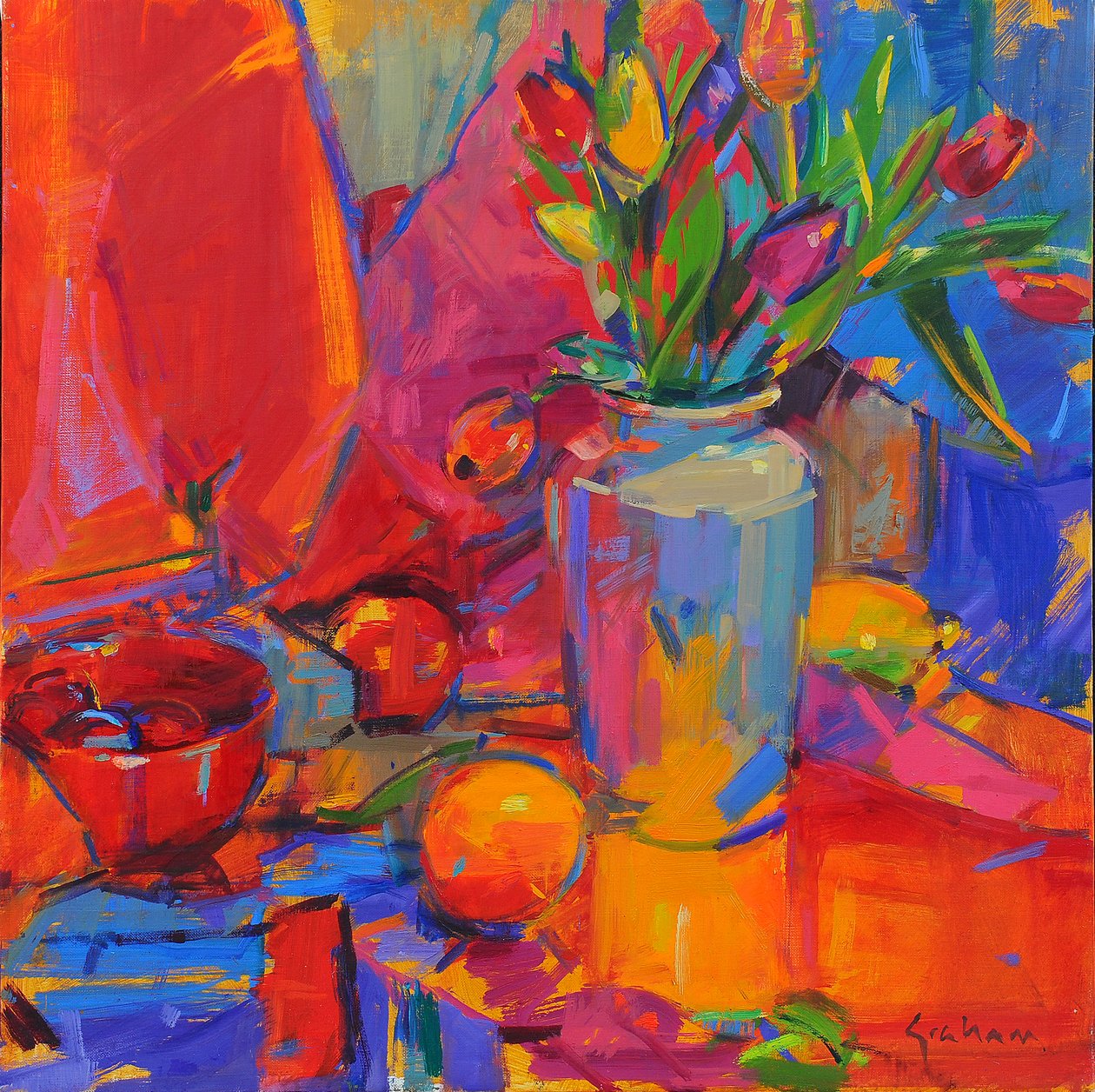 Tulpen Odyssee, 2024 door Peter Graham