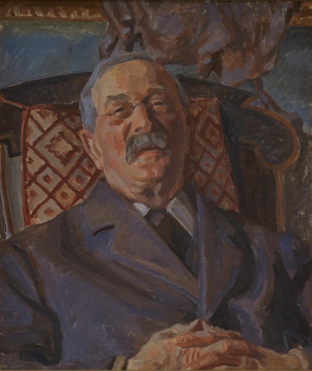 De schilder Theodor Philipsen door Peter Hansen