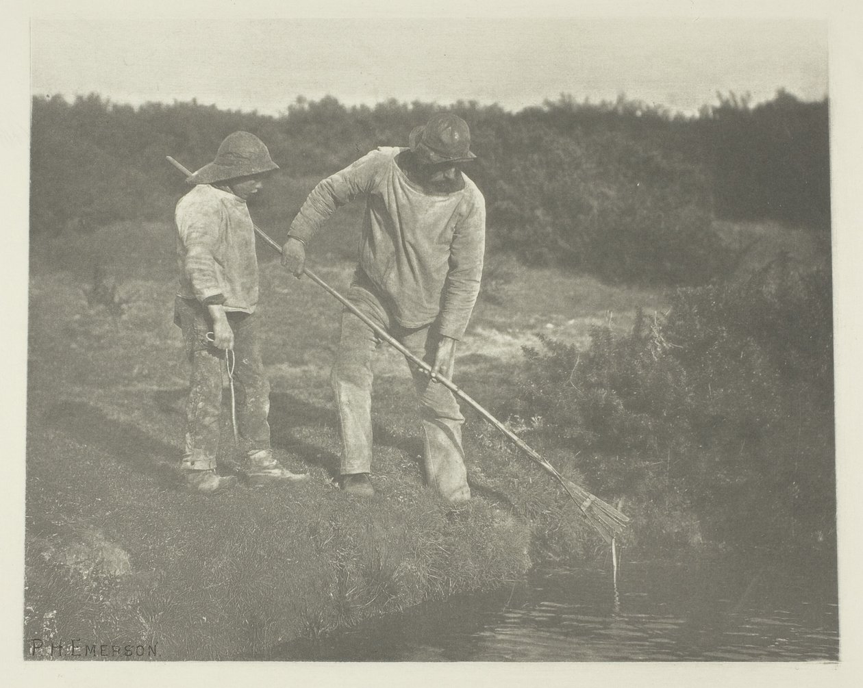Palingvissen in de Wateren van Suffolk door Peter Henry Emerson