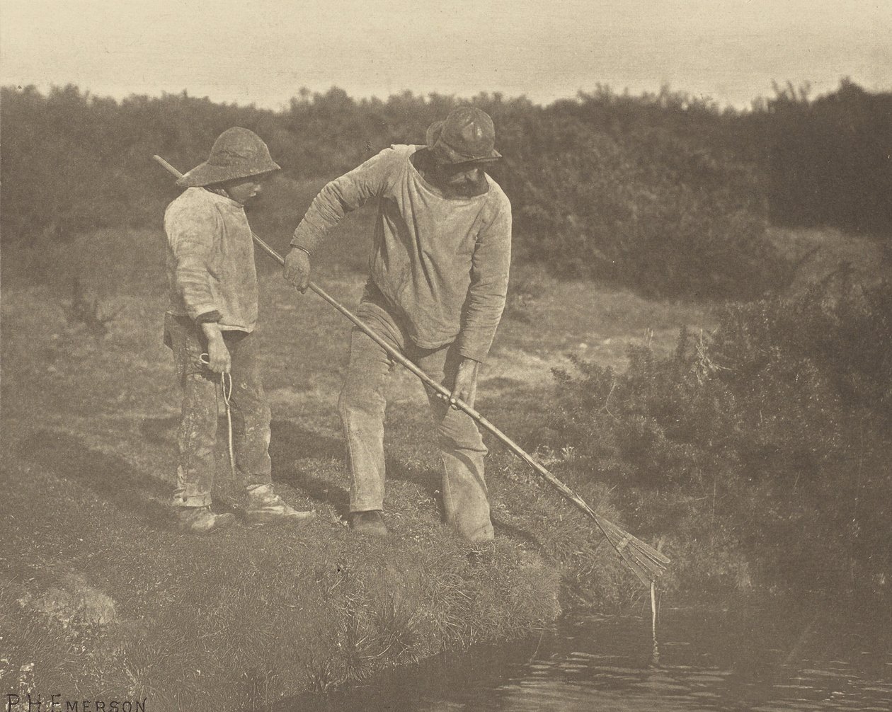 PalingPlukken in Suffolk Waters door Peter Henry Emerson