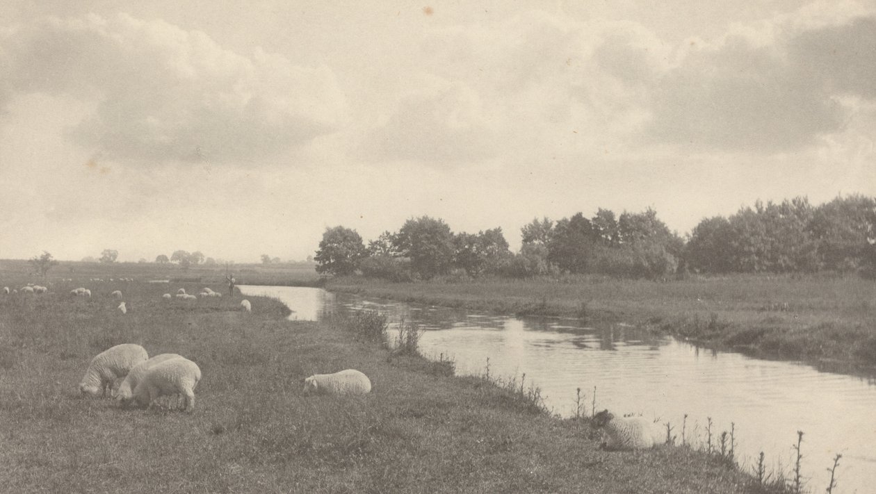Op de rivier Bure, 1886 door Peter Henry Emerson
