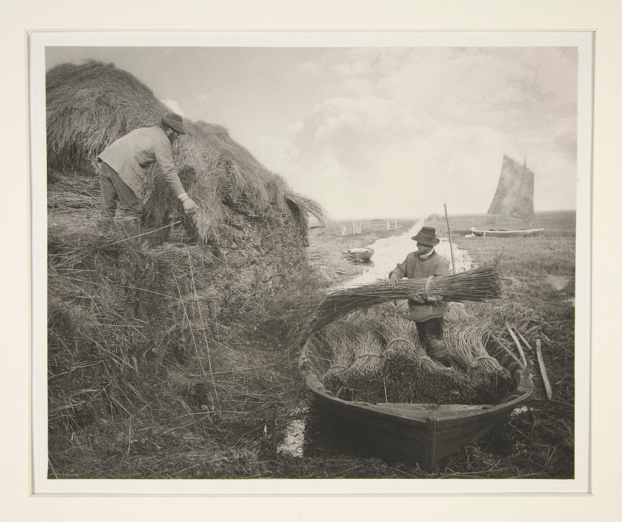 Riet harken door Peter Henry Emerson
