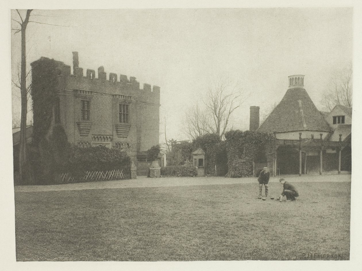 Het oude roggehuis door Peter Henry Emerson