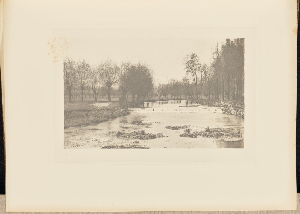 De jacht, Amwell Magna Visserij door Peter Henry Emerson