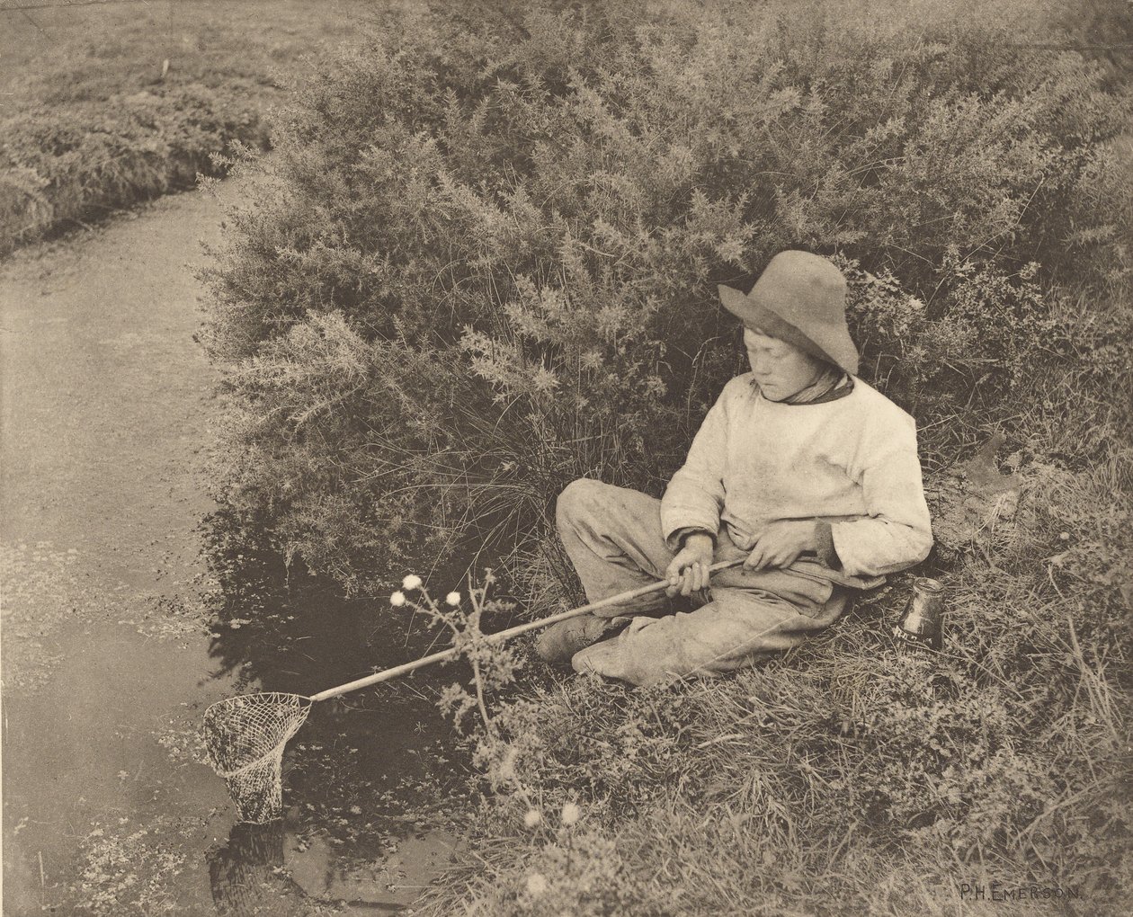 De stekelbaarsvanger door Peter Henry Emerson
