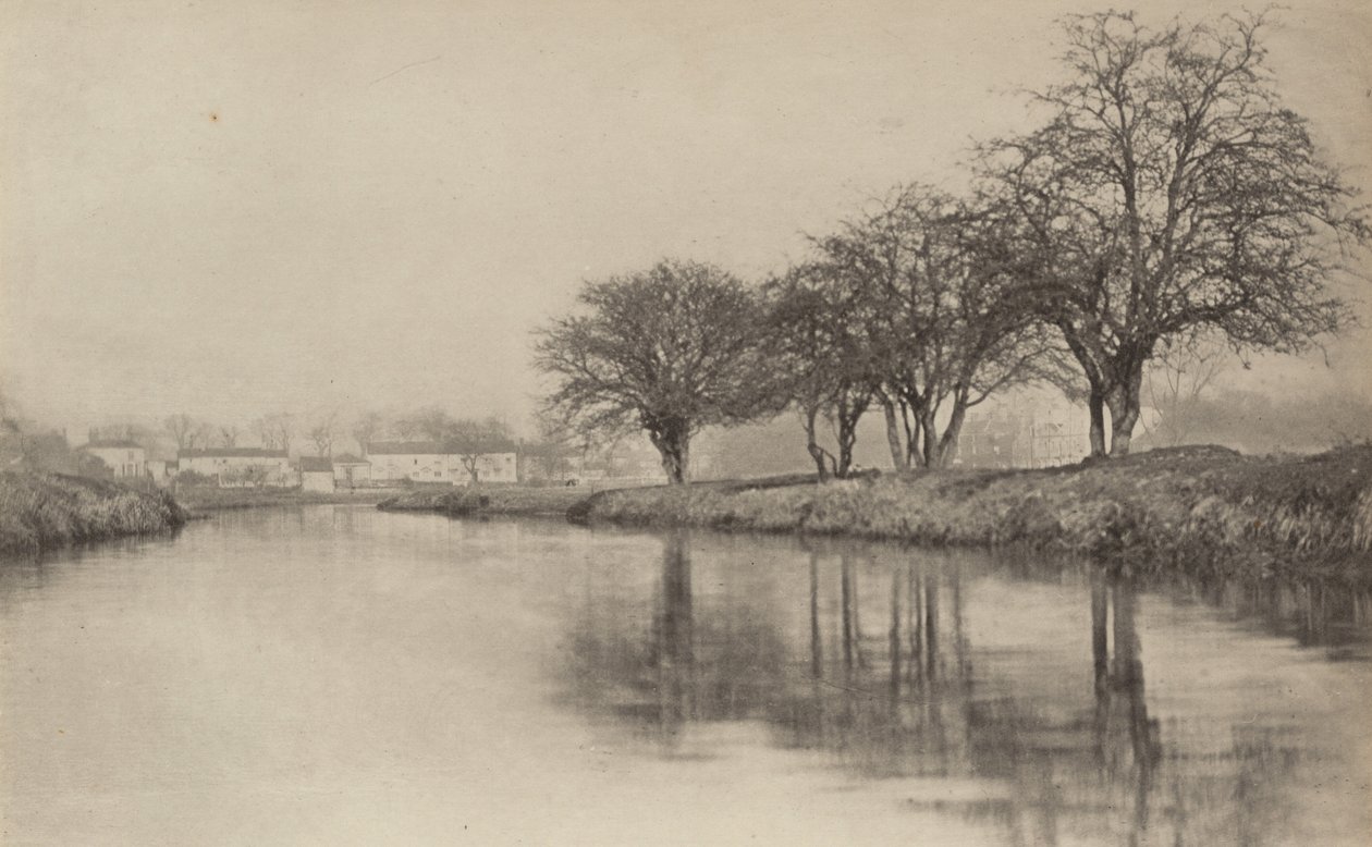 Het Dorp bij de Rivier door Peter Henry Emerson
