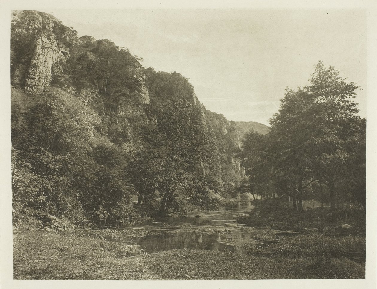 Tissington Spires, Dove Dale door Peter Henry Emerson