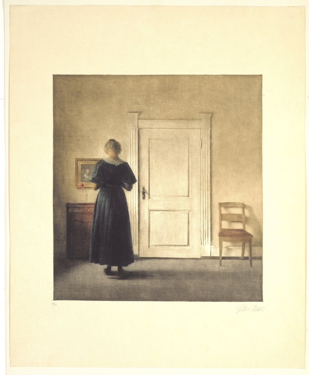 Interieur door Peter Vilhelm Ilsted