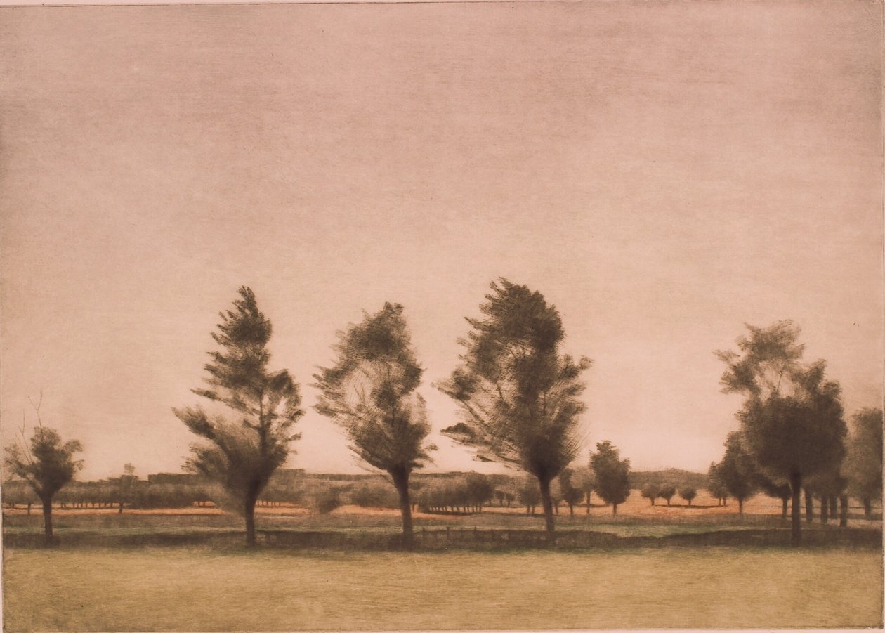 Landschap van Falster door Peter Vilhelm Ilsted