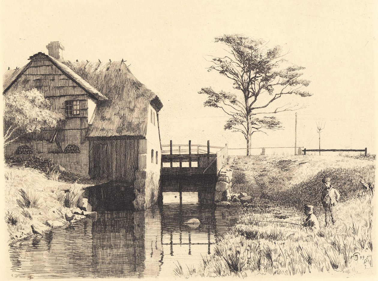 Stampen door Peter Vilhelm Ilsted