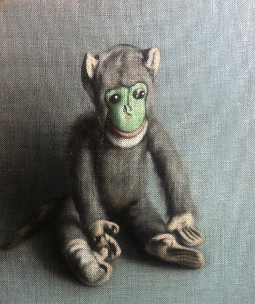 Groene Gezicht Aap, 2006 door Peter Jones