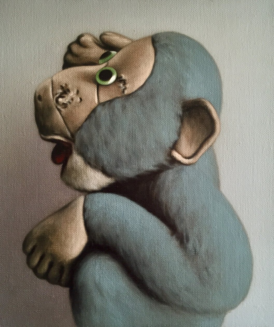 Zachte Blauwe Aap, 2006 door Peter Jones