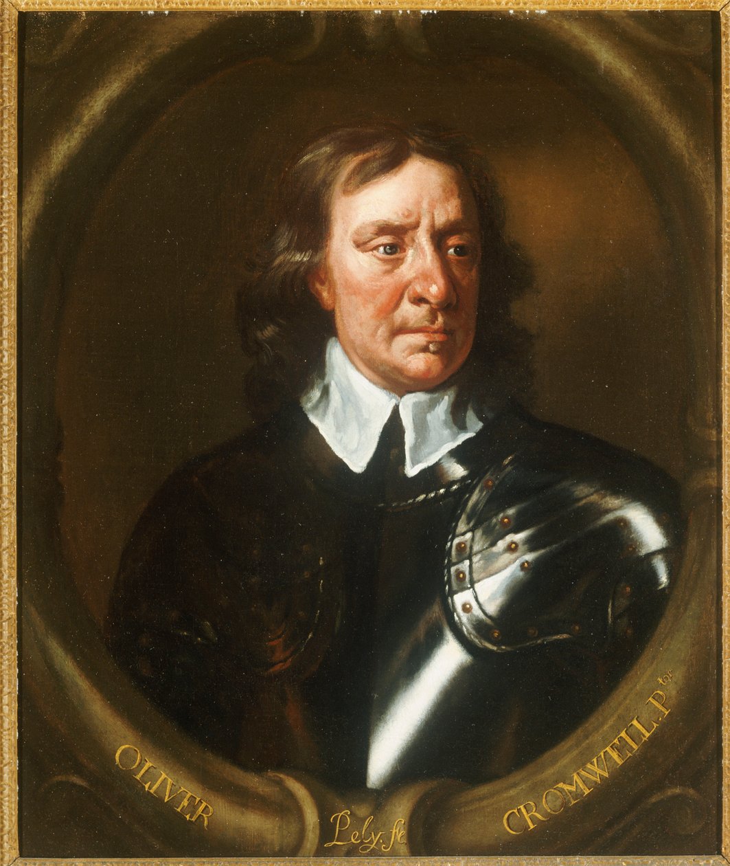 Portret van Oliver Cromwell door Peter Lely