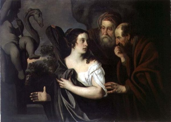 Susanna en de ouderlingen door Peter Lely