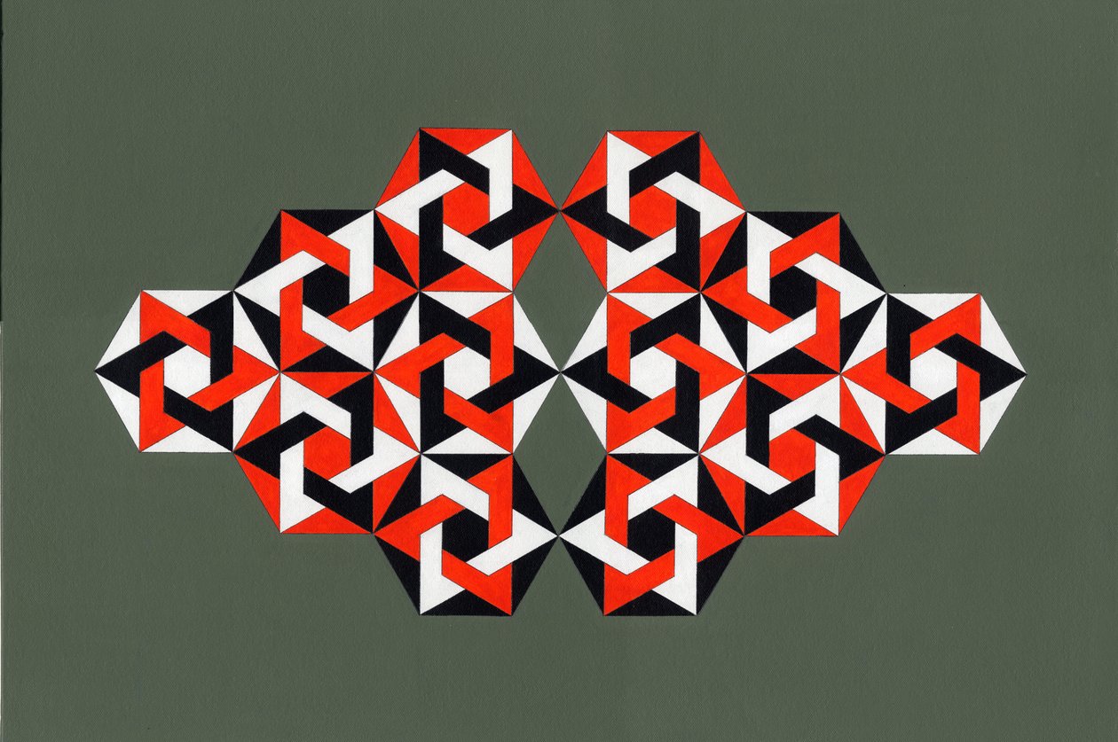 Hexagrammen, 2009 door Peter McClure