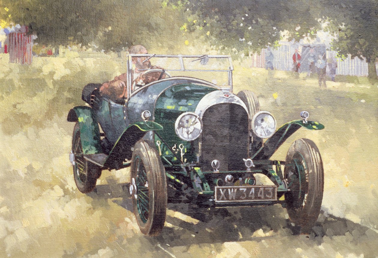 De Groene Bentley in Althorp door Peter Miller