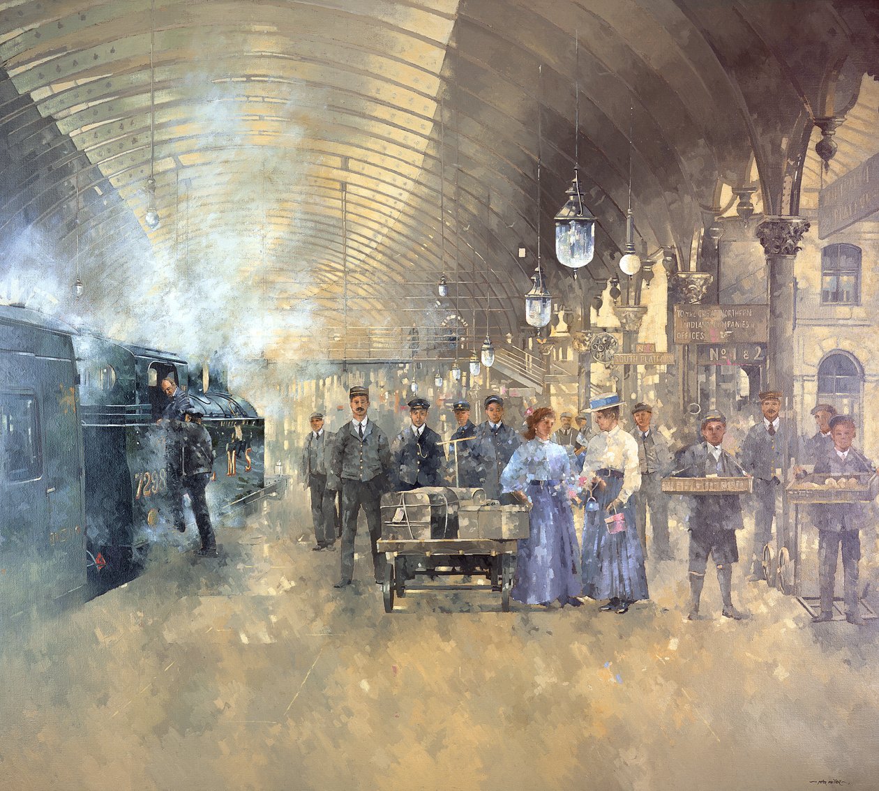 York treinstation door Peter Miller
