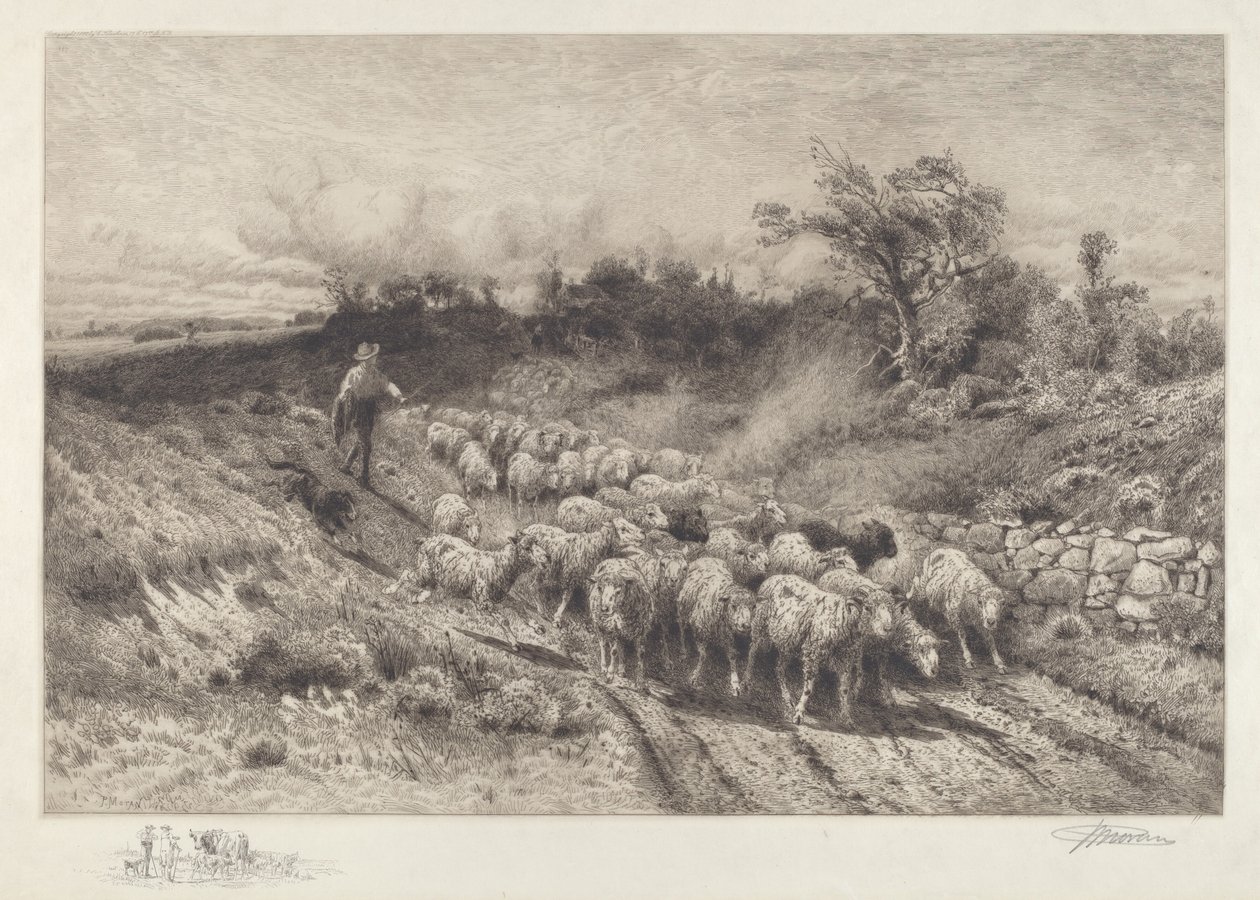 Een Weg in New England door Peter Moran