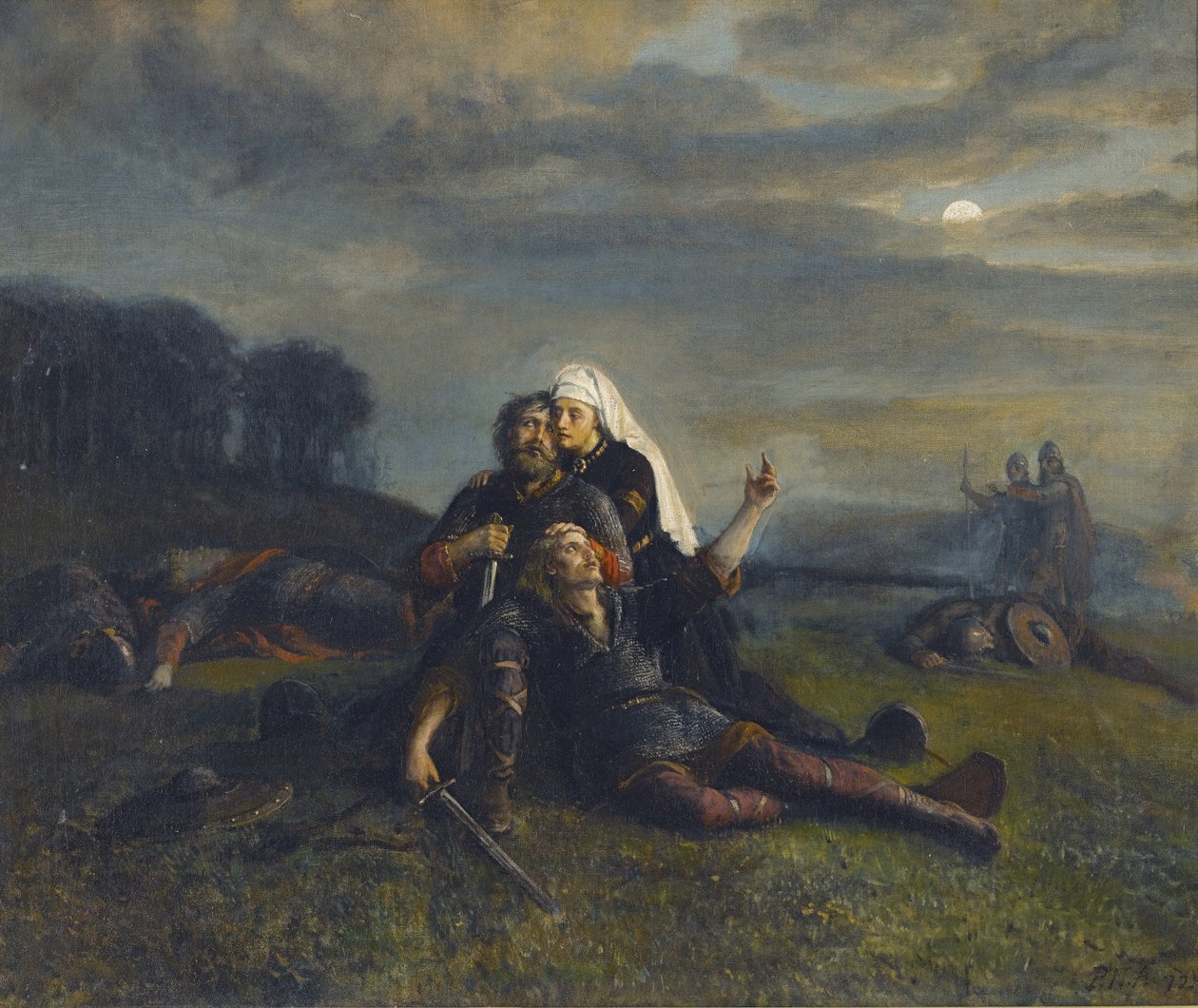 Na de Slag door Peter Nicolai Arbo