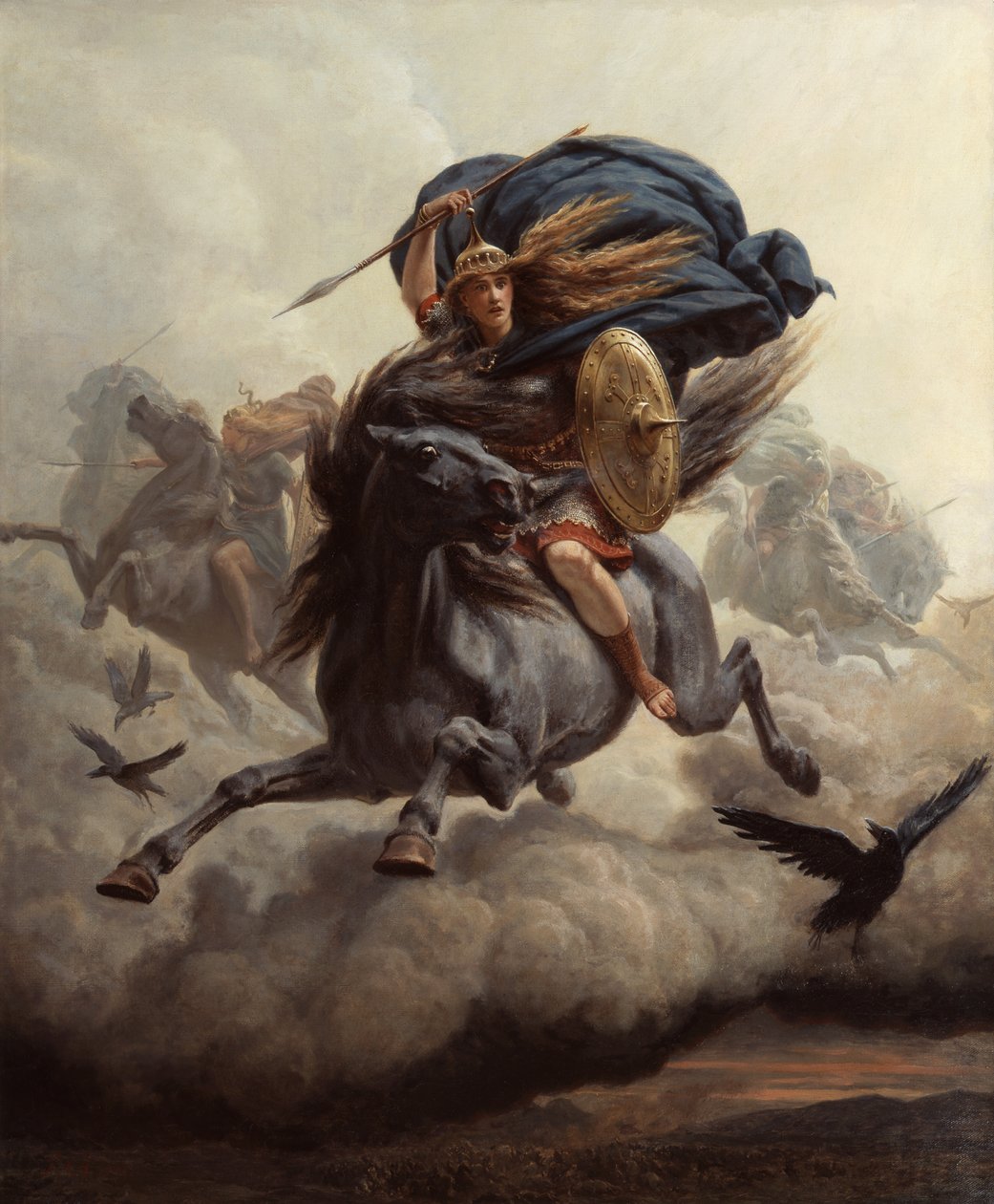 De Walkure door Peter Nicolai Arbo