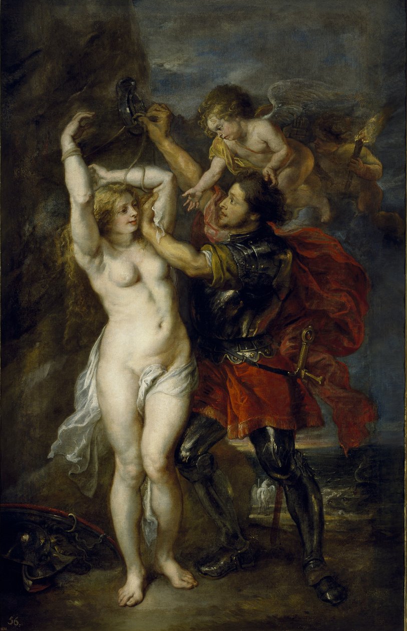 Andromeda bevrijd door Perseus, 1641-1642 door Peter Paul Rubens