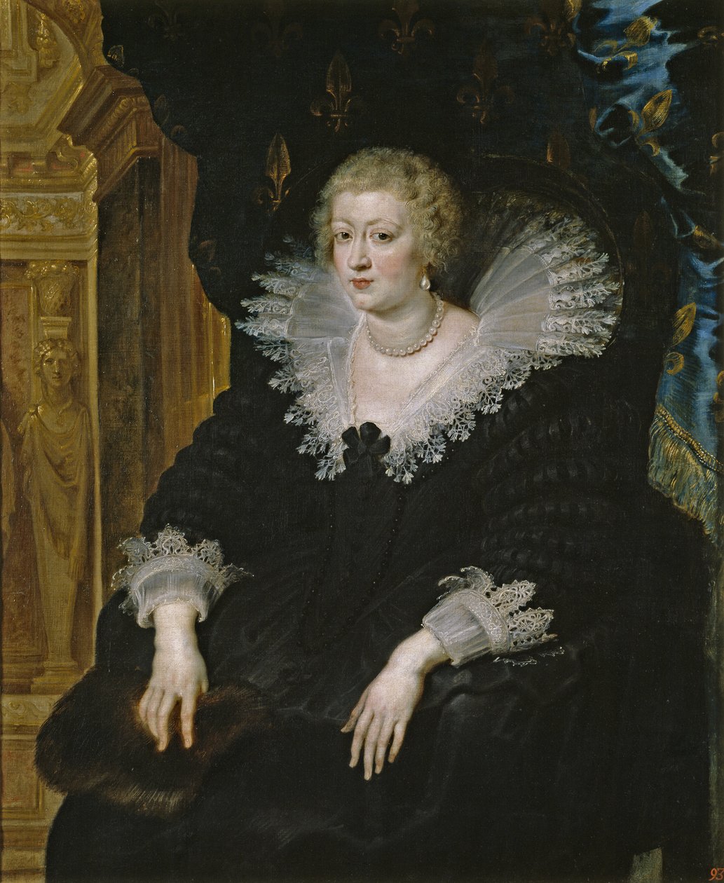 Anna van Oostenrijk door Peter Paul Rubens