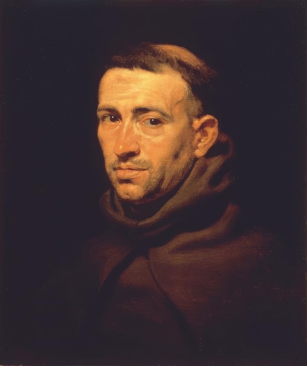 Portret van een franciscaan door Peter Paul Rubens