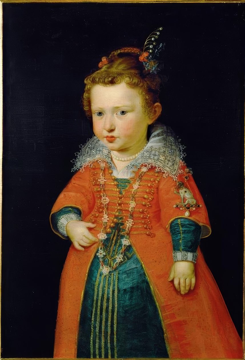 Portret op tweejarige leeftijd door Peter Paul Rubens