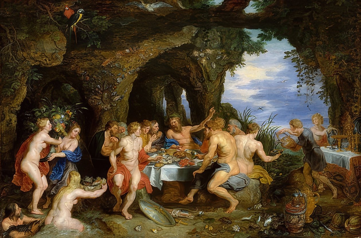 Het feest van Acheloos door Peter Paul Rubens