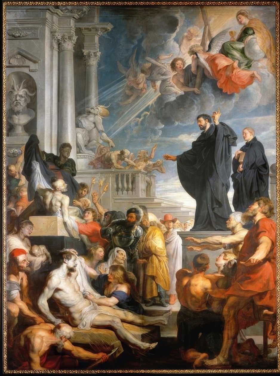 Het wonder van de Heilige Franciscus Xaverius door Peter Paul Rubens