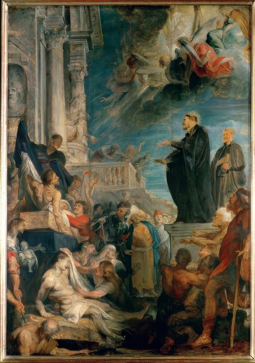 Het wonder van de Heilige Franciscus Xaverius door Peter Paul Rubens