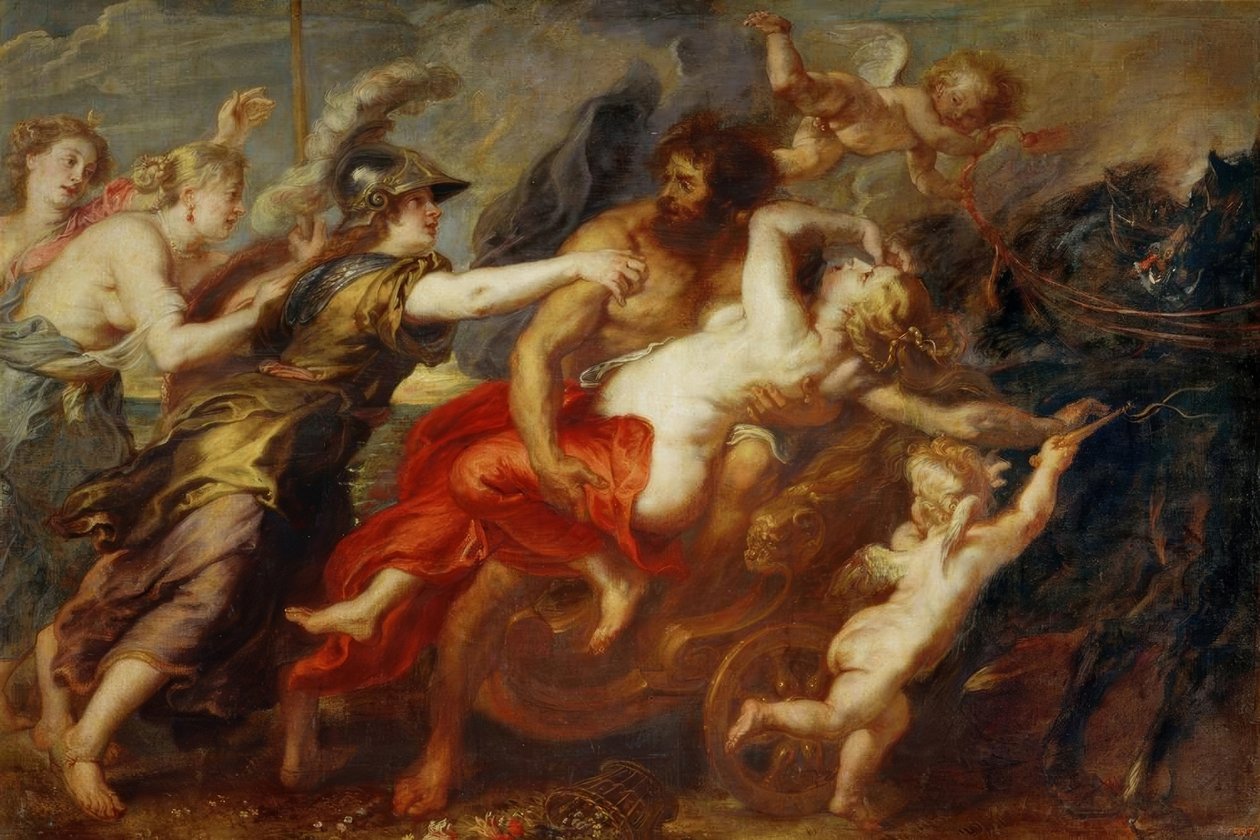 De ontvoering van Proserpina door Peter Paul Rubens