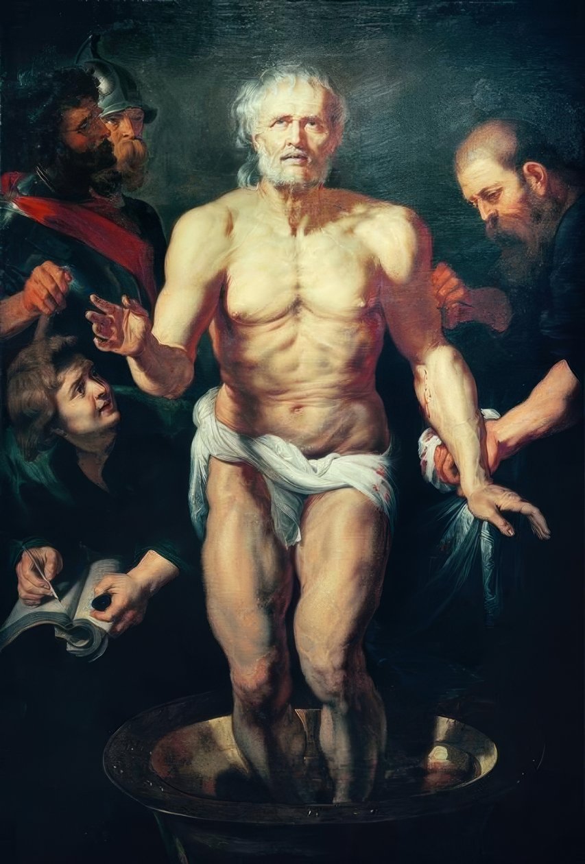 De stervende Seneca door Peter Paul Rubens