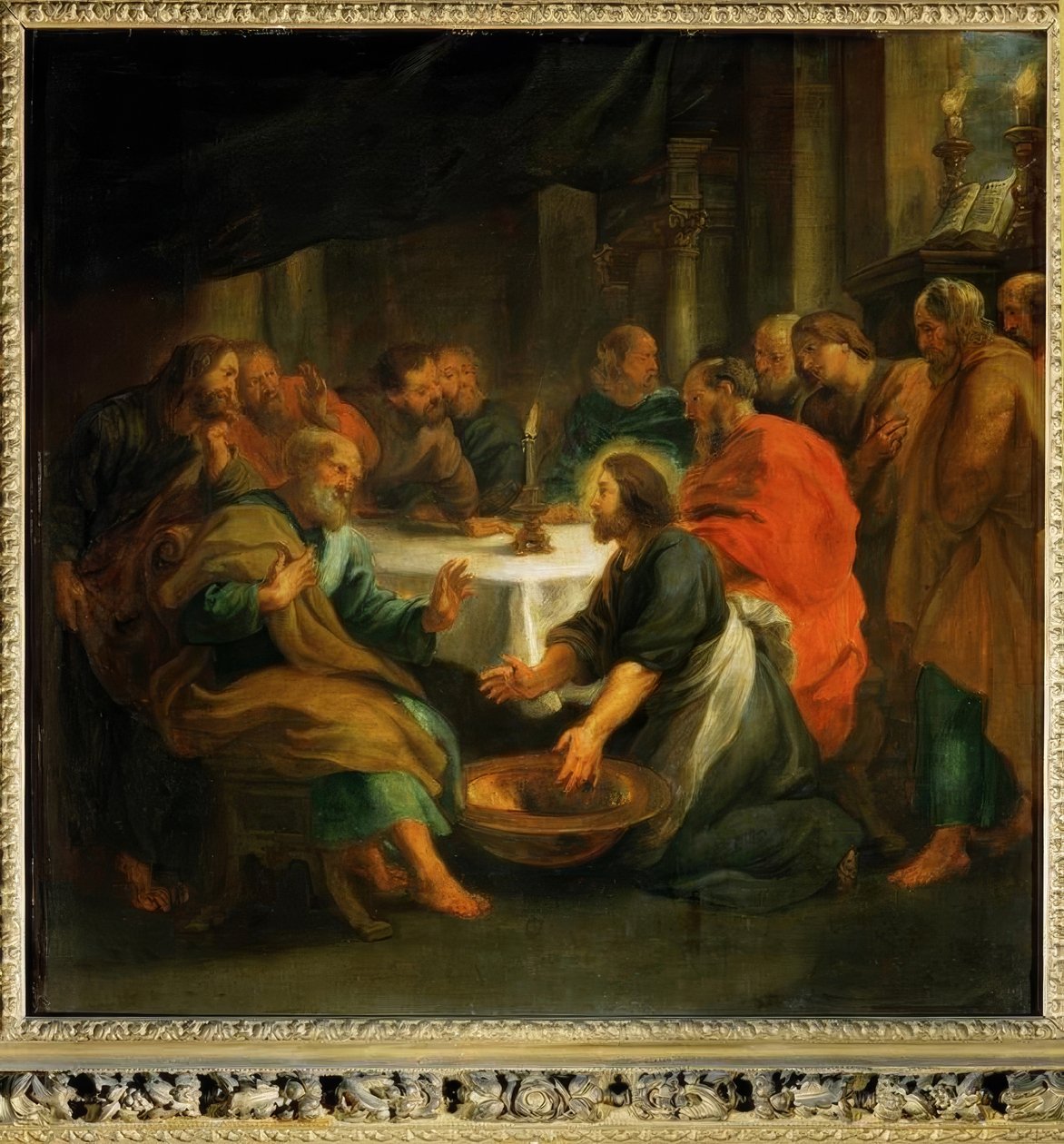 De voetwassing door Peter Paul Rubens