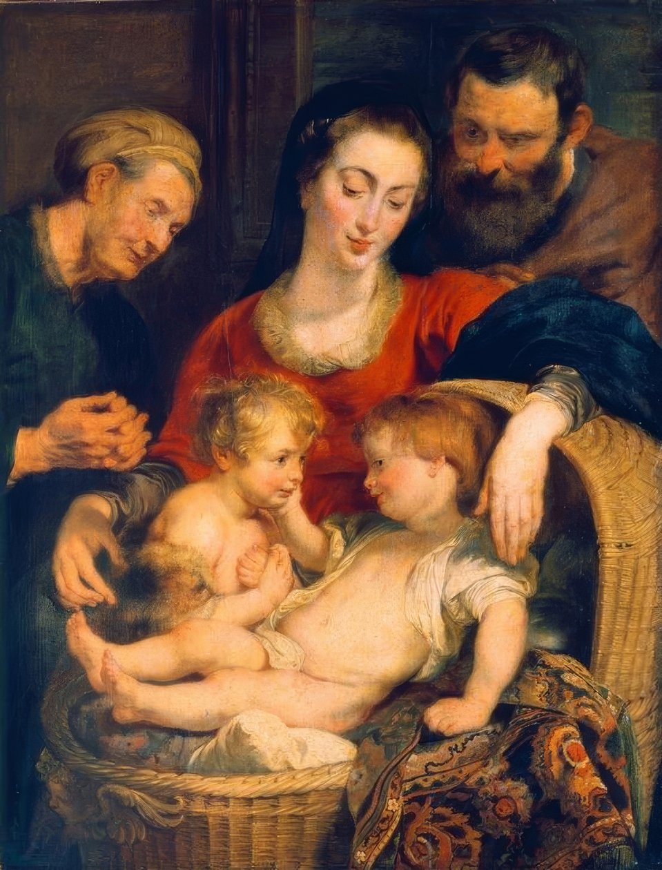 De Heilige Familie door Peter Paul Rubens