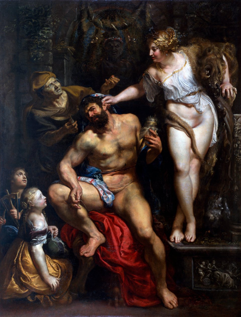 Hercules en Omphale, 1606 door Peter Paul Rubens