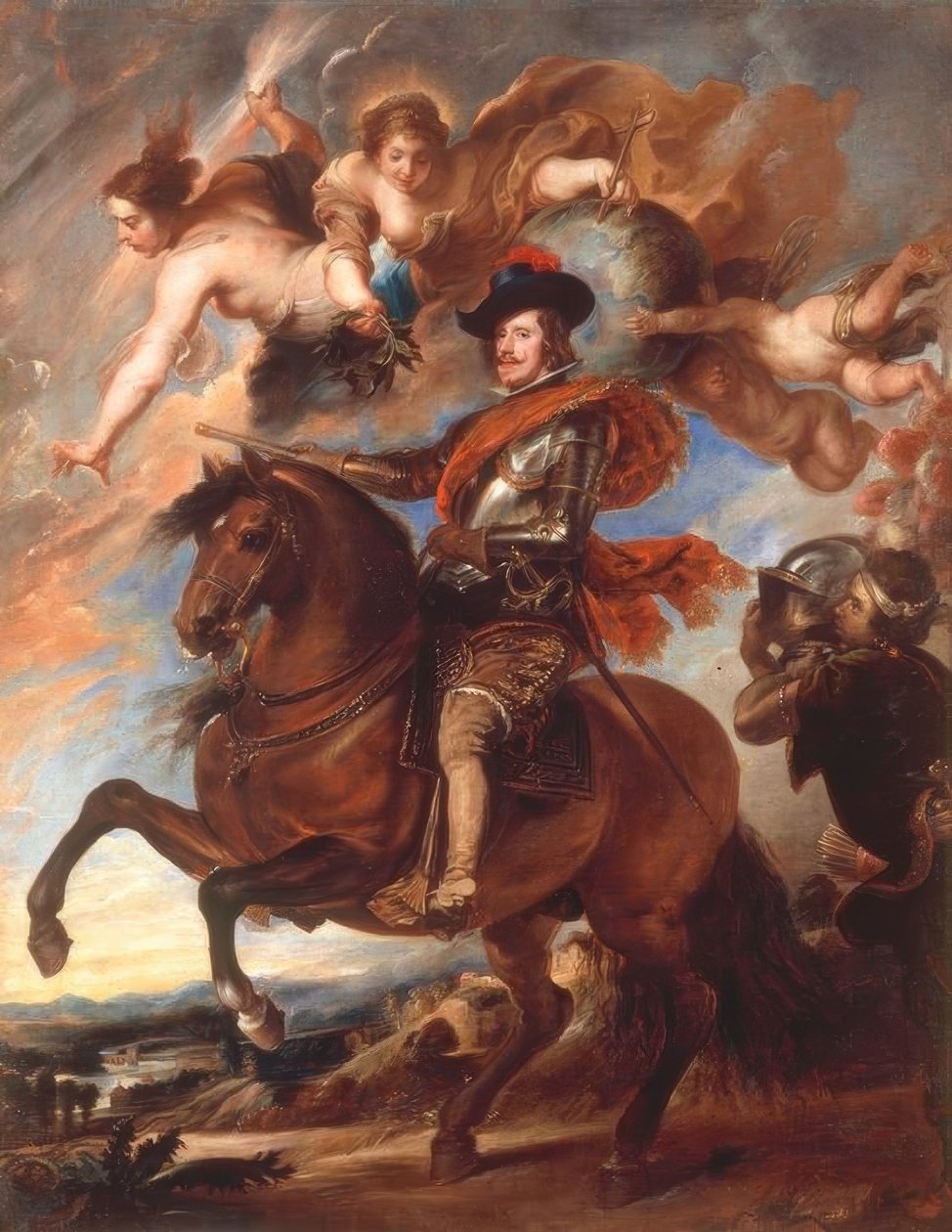 Filips IV van Spanje / Rubens-werkplaats door Peter Paul Rubens