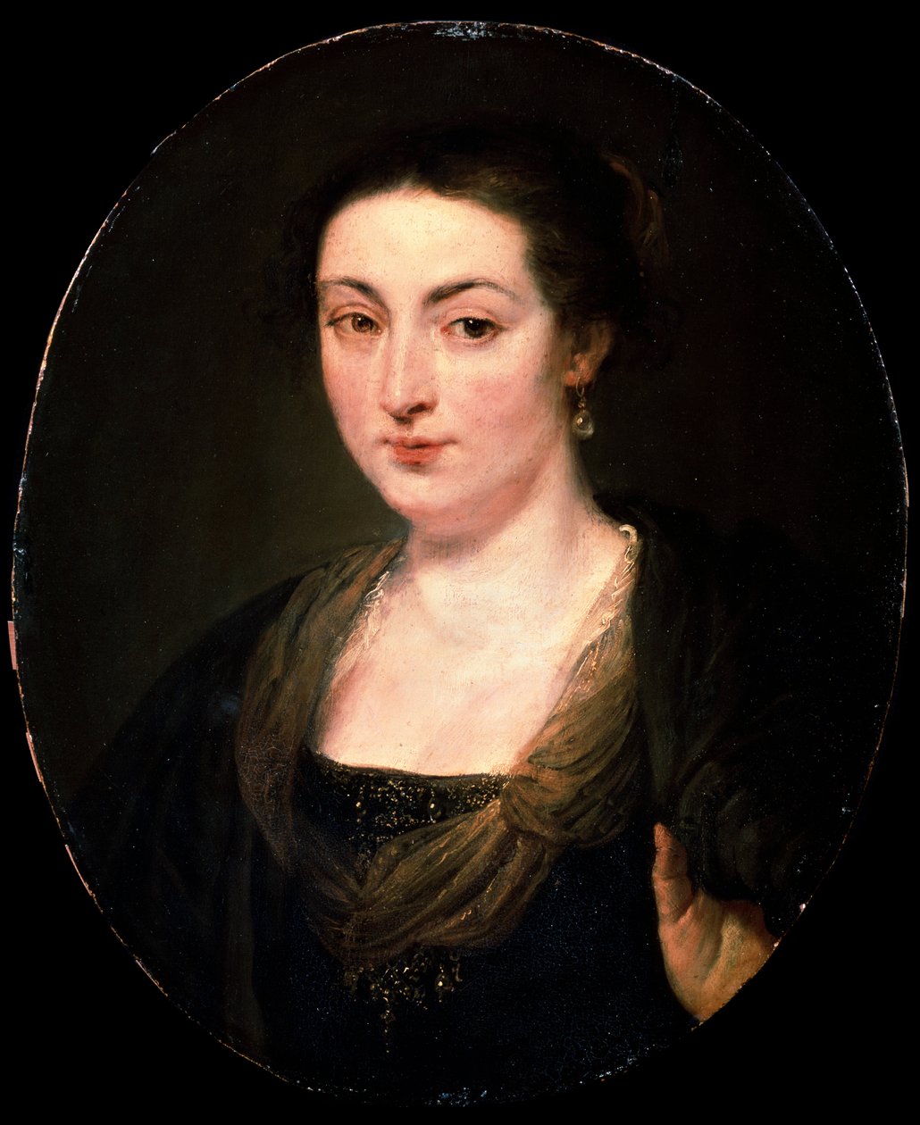 Portret van Isabella Brant, ca. 1615-1620 door Peter Paul Rubens