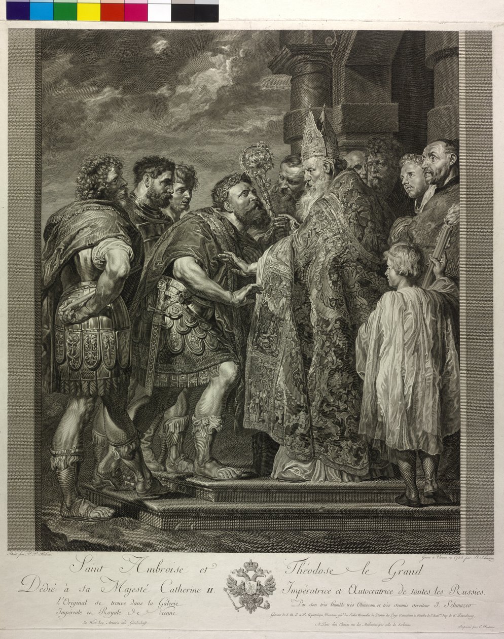 Sint Ambrosius van Milaan door Peter Paul Rubens