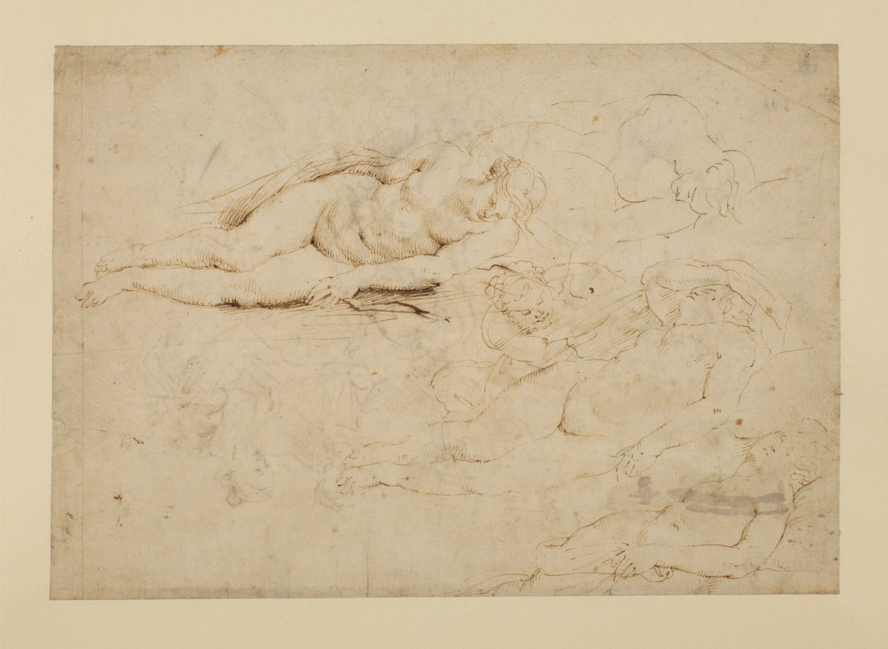 Slapende nimfen door Peter Paul Rubens