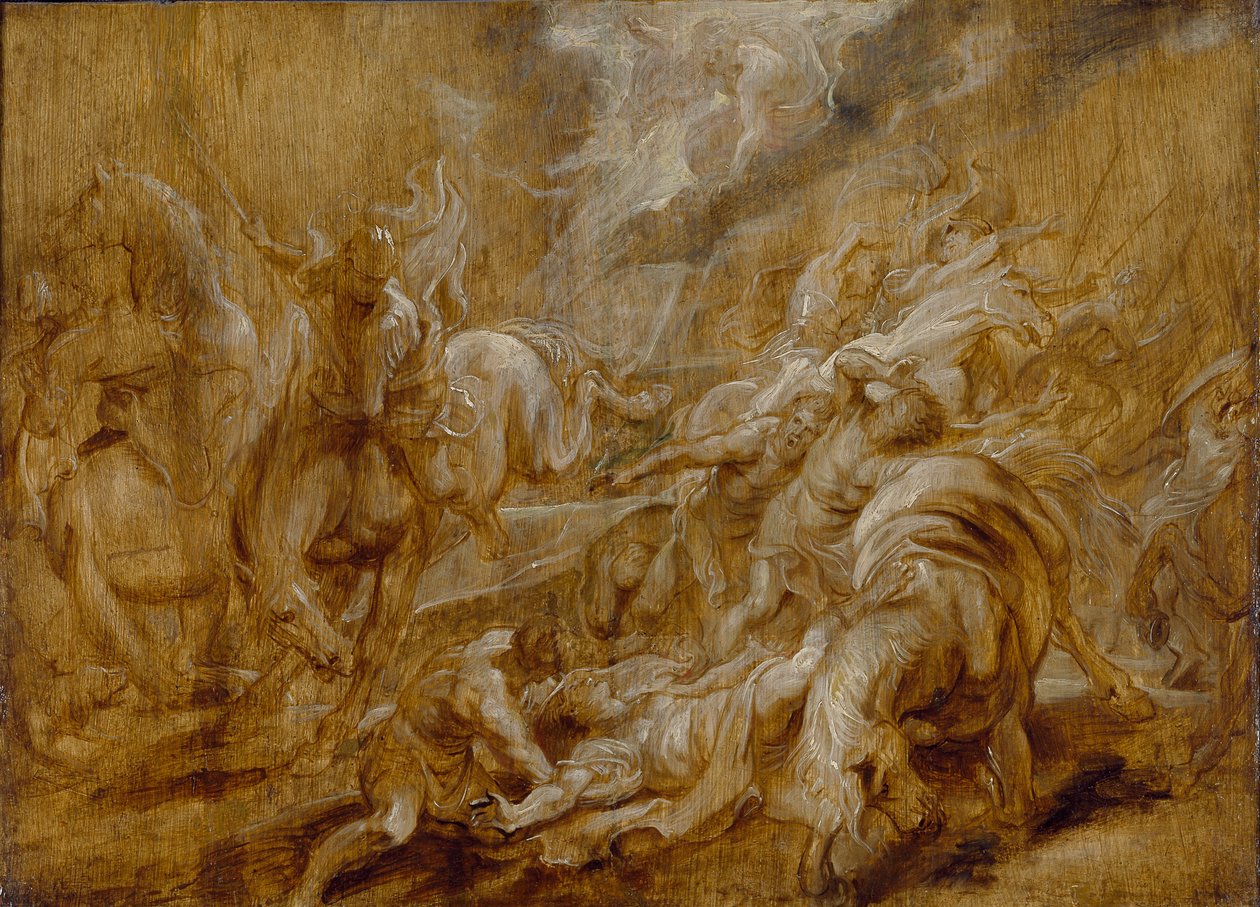 De Bekering van St. Paulus, ca. 1616-1620 door Peter Paul Rubens