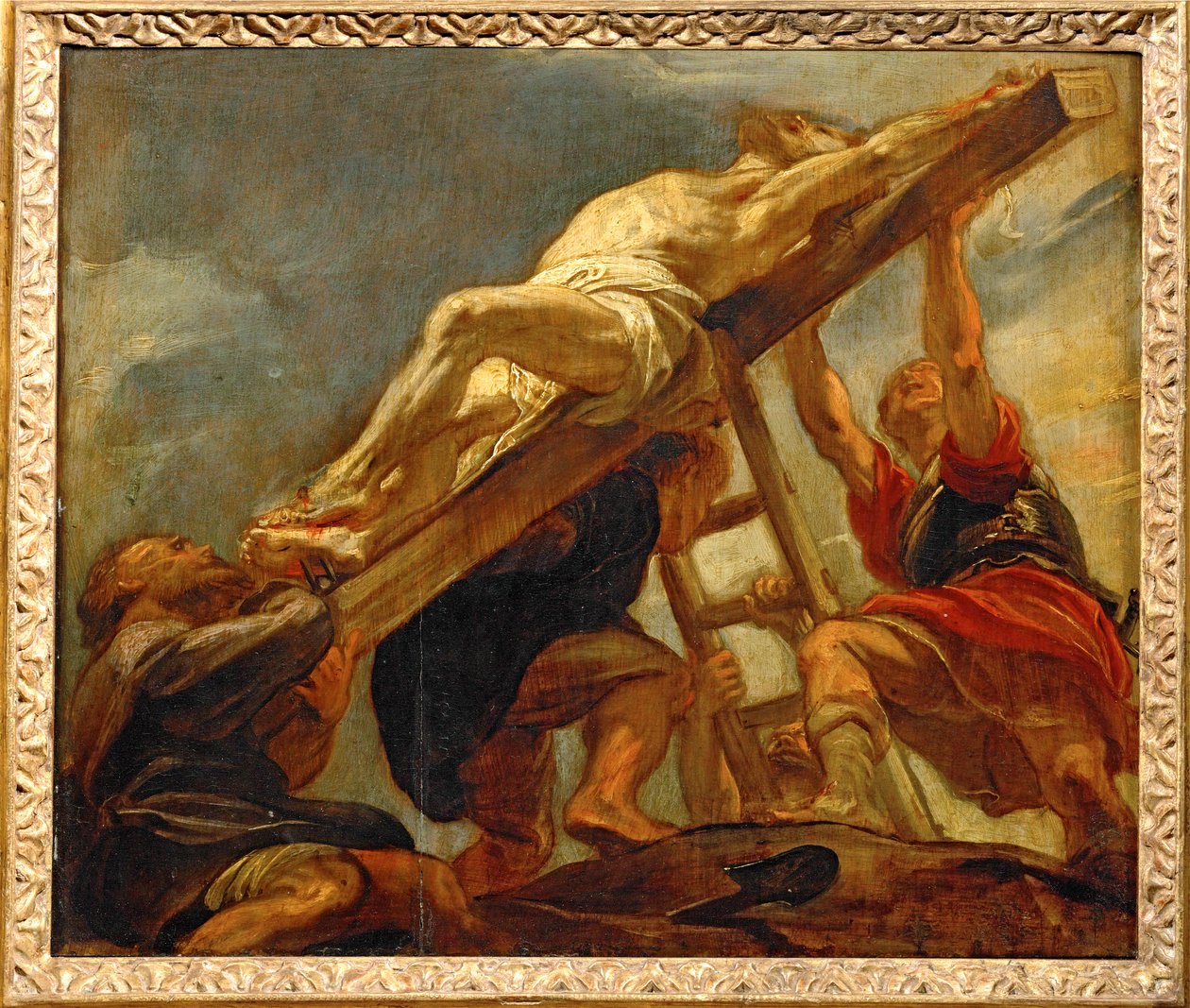 De Kruisverheffing door Peter Paul Rubens