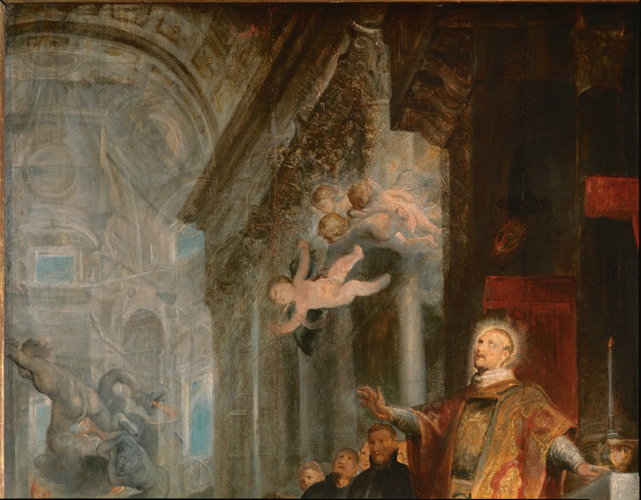 Het wonder van Sint Ignatius Loyola door Peter Paul Rubens