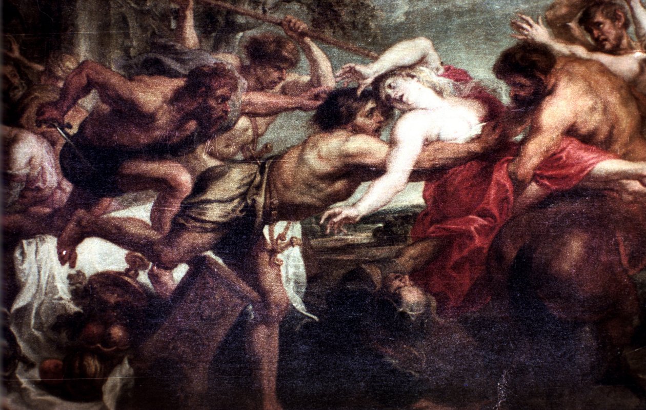 De ontvoering van Hippodame door Peter Paul Rubens