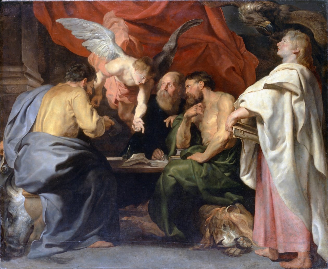 De vier evangelisten door Peter Paul Rubens